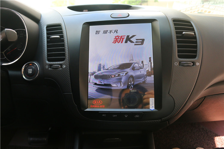 大屏中控的诱惑畅影起亚K3装10.4寸竖屏导航一体机