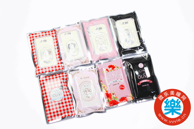 清澈透亮美瞳半年抛推荐,蓝色或紫色半年抛美瞳推荐