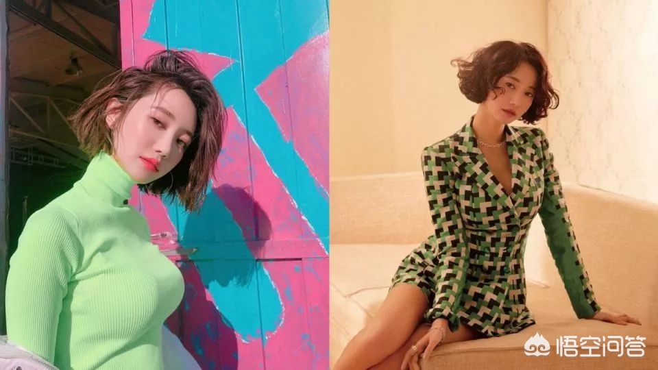 胖妹妹圆脸发型短发,大圆脸适合哪种短发烫卷