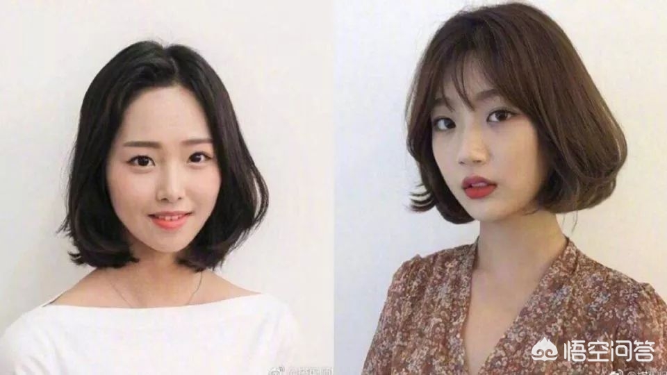 胖妹妹圆脸发型短发,大圆脸适合哪种短发烫卷