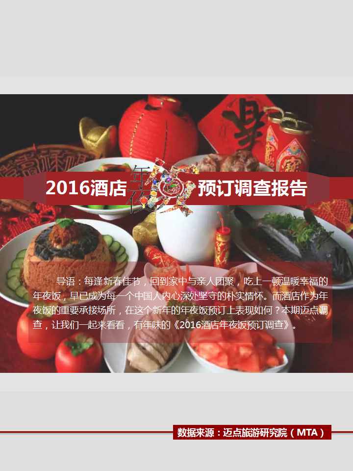 酒店年夜饭市场调查问卷,酒店年夜饭预订确认信息