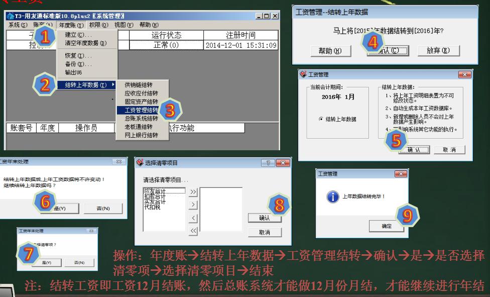 用友t3反年结注意事项,用友t3如何取消年结