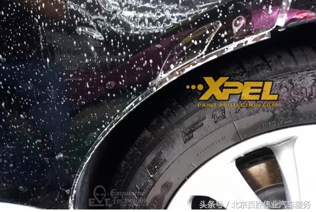 路虎揽胜新车到店施工XPEL漆面保护膜