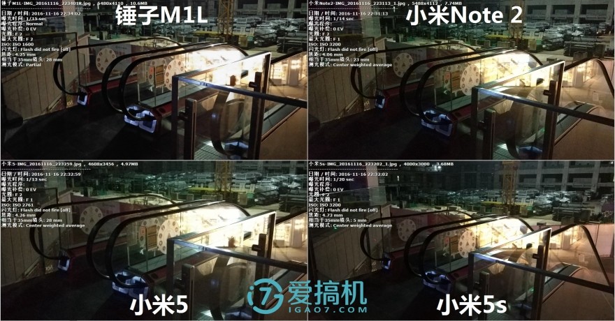 锤子m1l对比红米note4x,小米6x与锤子m1l