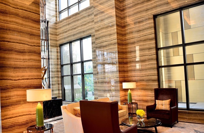 入户大堂是门面,华润地下车库入户大堂