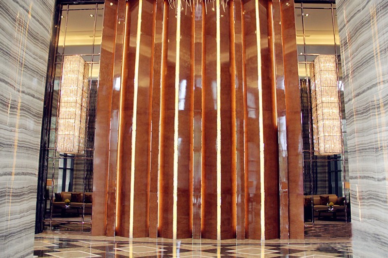 入户大堂是门面,华润地下车库入户大堂