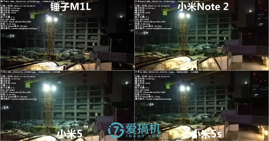 锤子m1l对比红米note4x,小米6x与锤子m1l