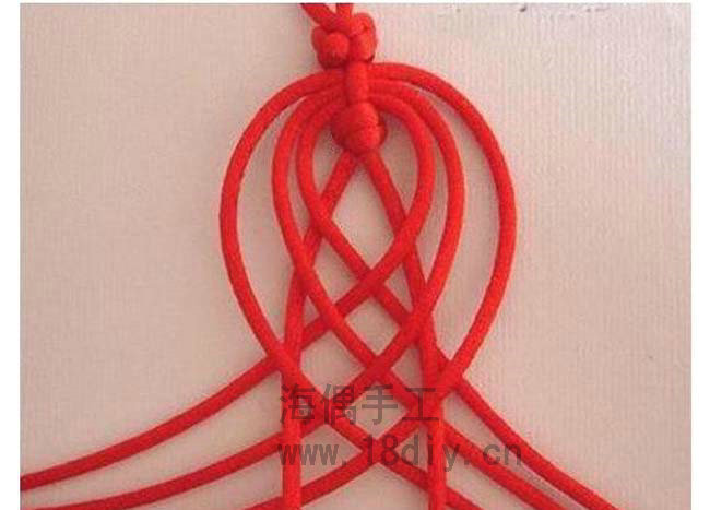 手链绳结打法教学中国结,手链的绳结怎么系金刚结