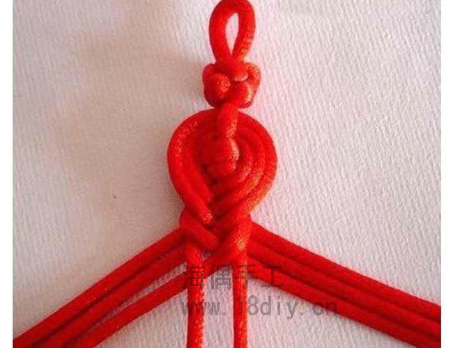 手链绳结打法教学中国结,手链的绳结怎么系金刚结