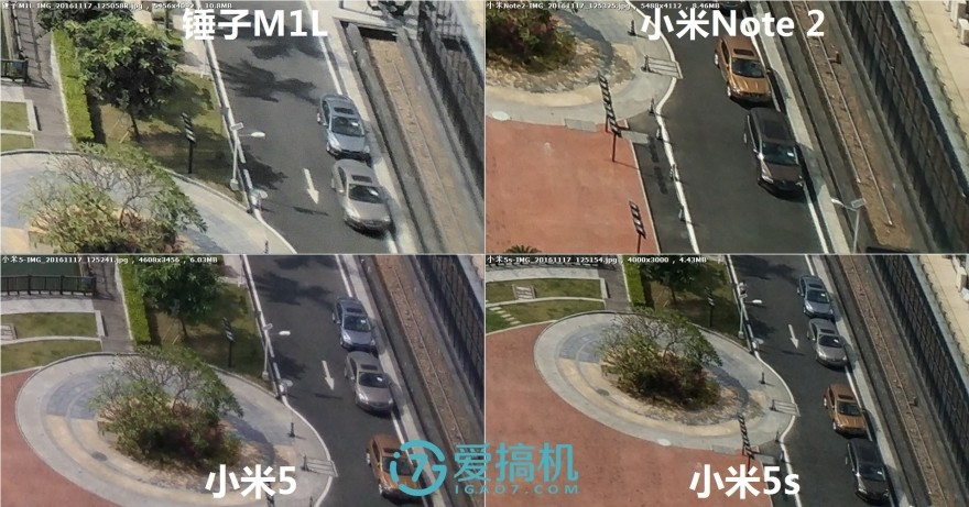 锤子m1l对比红米note4x,小米6x与锤子m1l