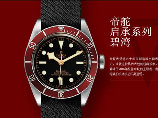 帝舵启承碧湾腕表小绿花,启承碧湾腕表