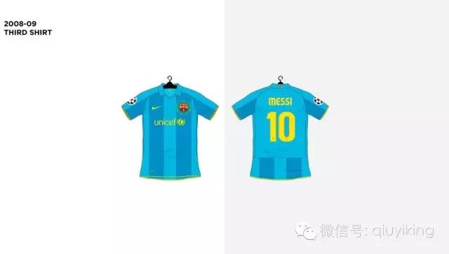 耐克巴萨2014,耐克球衣发展史