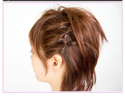 40岁减龄沙宣不对称发型短发图片,2020最洋气编发短发图片