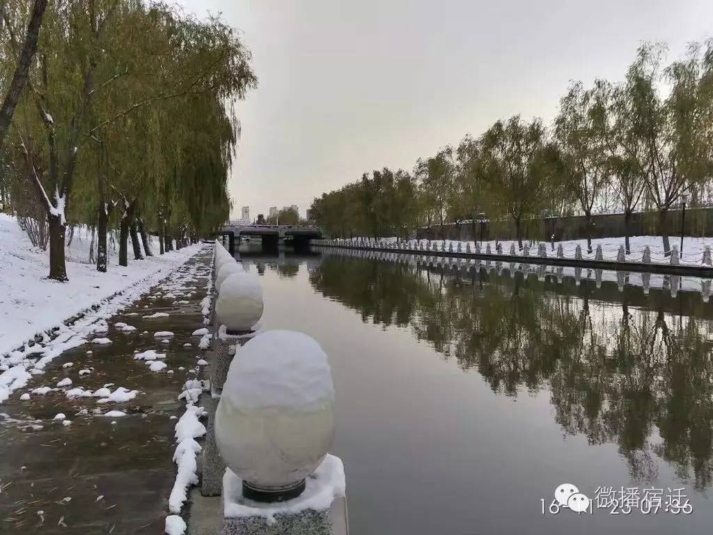 雪中宿迁,素颜都美到窒息!