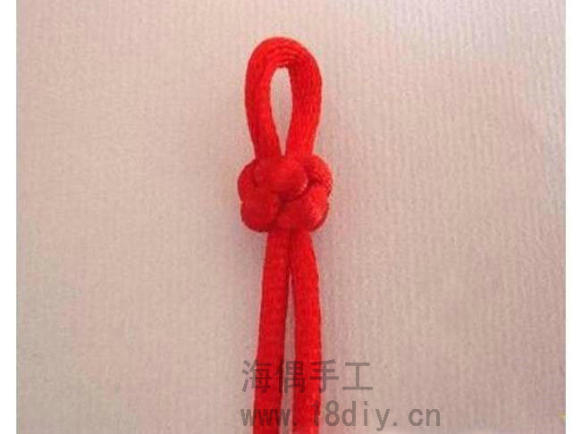 手链绳结打法教学中国结,手链的绳结怎么系金刚结