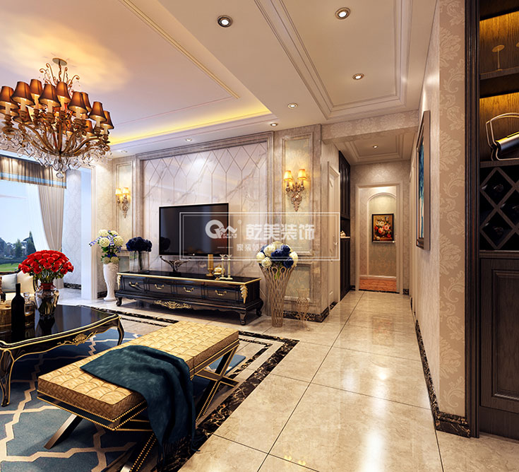 昆明博欣盛世户型图,昆明现代简约装修设计实景案例