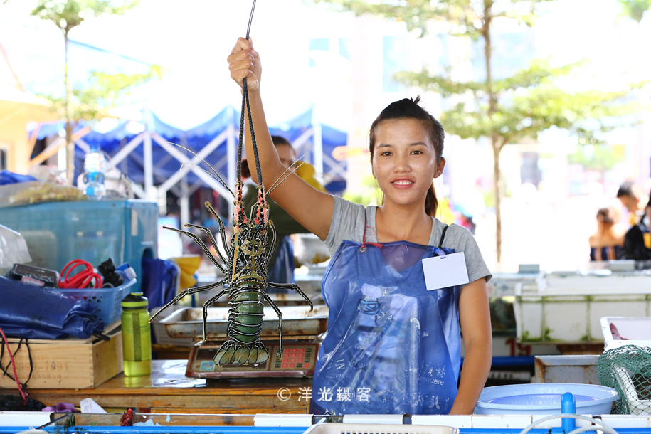 现在的三亚海鲜市场,海鲜市场发现什么东西