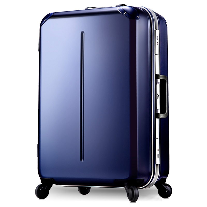 日本前置开口拉杆箱万向轮行李箱,铝框行李箱万向轮加厚耐用拉杆箱