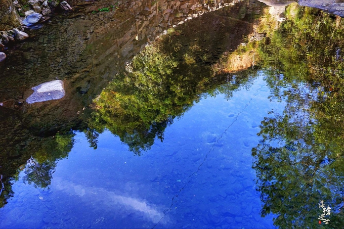 婺源石门山峡谷导游图,婺源石门峡谷值得去吗