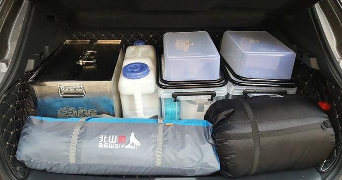 2012日产逍客后备箱改床,逍客床车自驾游