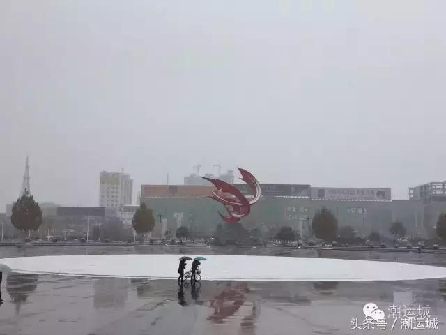 运城雪景有多美,山西省运城市第一场雪