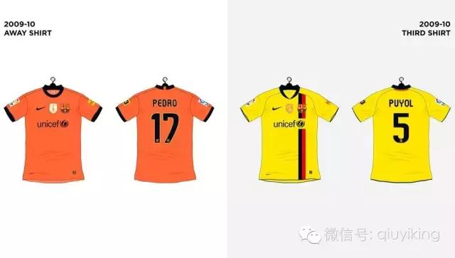 耐克巴萨2014,耐克球衣发展史