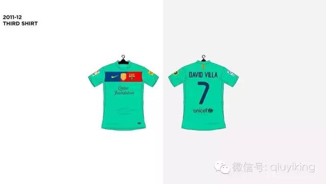 耐克巴萨2014,耐克球衣发展史