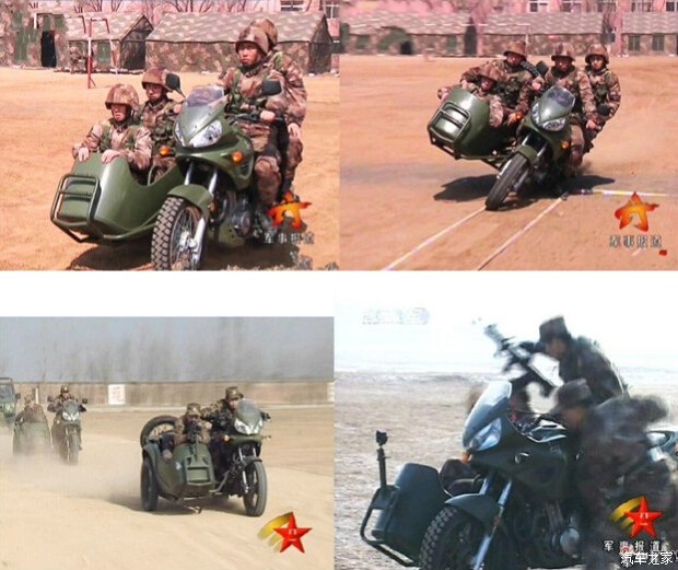 解放军现役嘉陵600边三轮摩托数据,军用嘉陵电喷600边三轮摩托参数