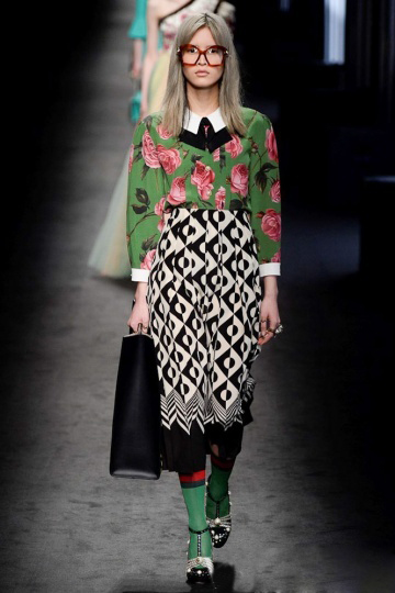 gucci古驰今年风格,古驰gucci2016春夏米兰时装周