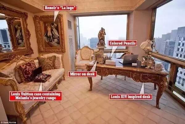 特朗普大厦豪宅内部,白宫川普