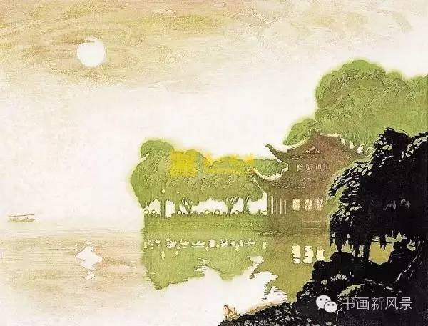 最美套色木刻版画,水印套色木刻的制作方法