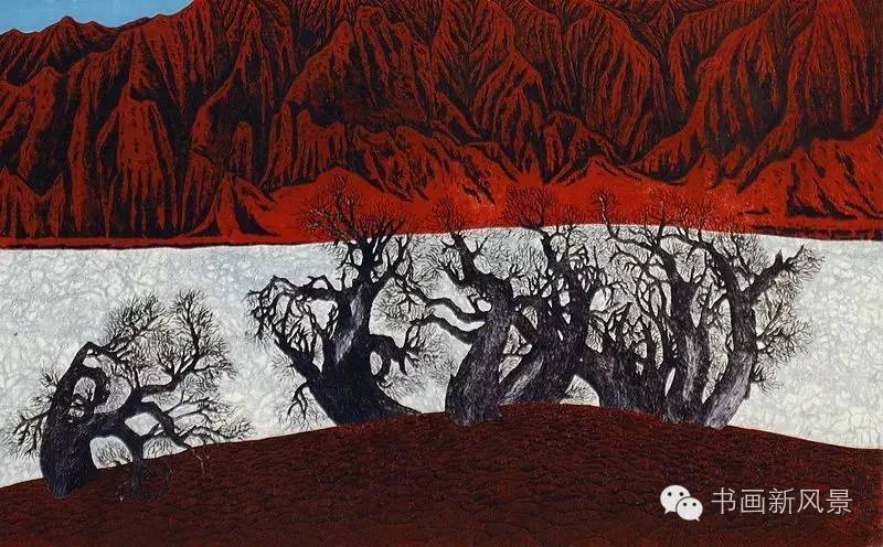 最美套色木刻版画,水印套色木刻的制作方法