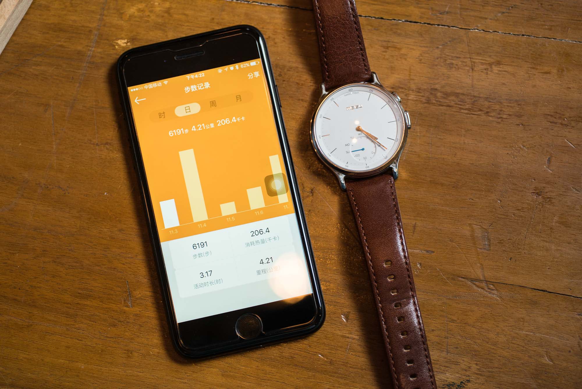 魅族轻智能手表与米家石英表,魅族mix轻智能手表