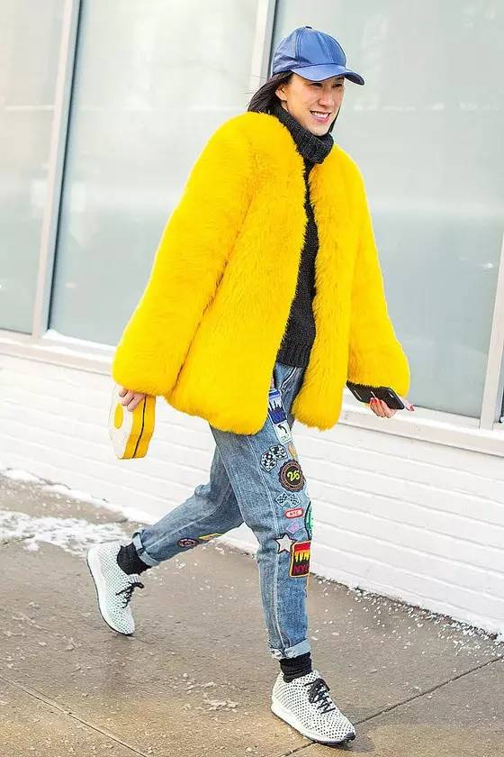 泰迪熊外套穿搭,超好看泰迪熊外套