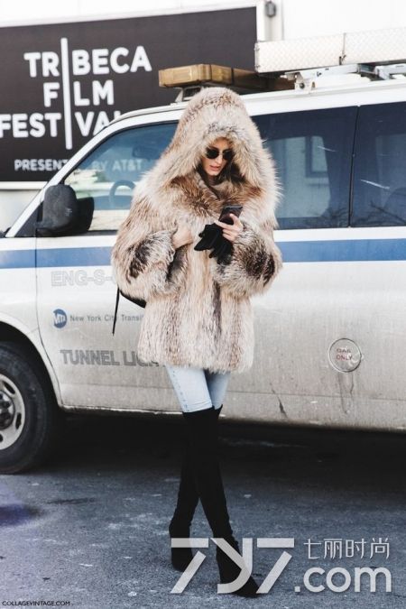 驼色皮草的搭配,驼色七分袖皮草要搭配什么