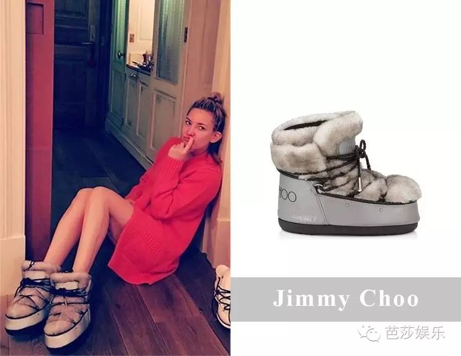 袁姗姗穿过膝长靴街拍,袁姗姗滑雪穿的浅粉色羽绒服