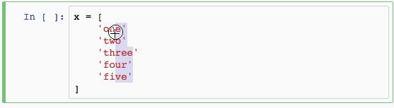 jupyternotebook使用技巧,jupyternotebook怎么进行列表操作