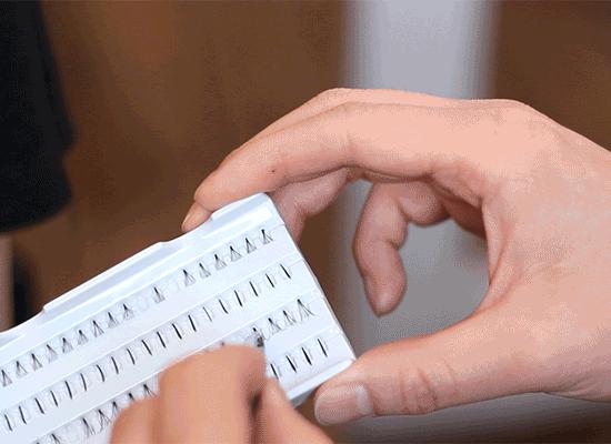 假睫毛放大眼睛教程,内双怎么贴假睫毛放大双眼