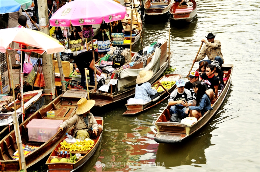 曼谷到丹嫩多水上市场,丹嫩沙多水上集市