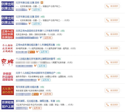 赠送“京牌”指标反悔“发小”对簿公堂