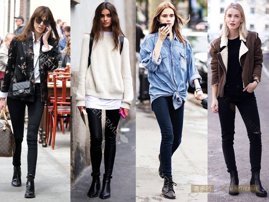 短靴穿搭高级感,短靴都有哪些经典穿搭