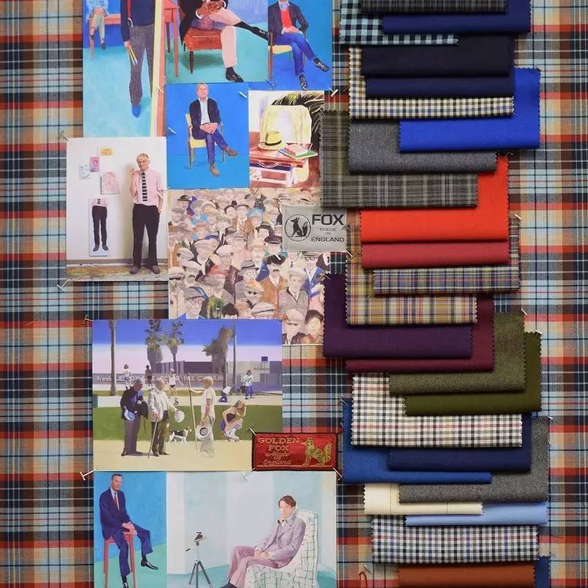 法兰绒西服面料光泽度,法兰绒服装面料