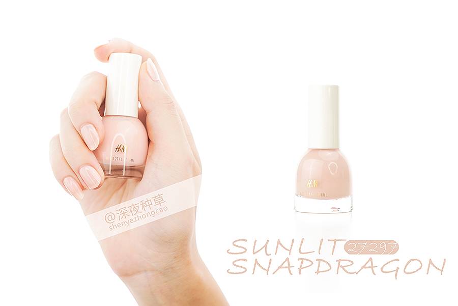 HM指甲油试色|比起丑炸天的衣服,它家指甲油美到惊人