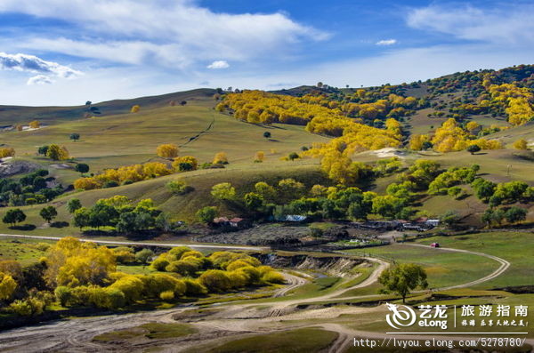 金秋坝上旅游摄影全攻略,坝上透风沟风景图片