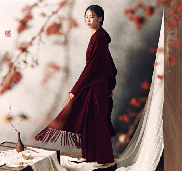 意境禅服,禅服中国风秋冬