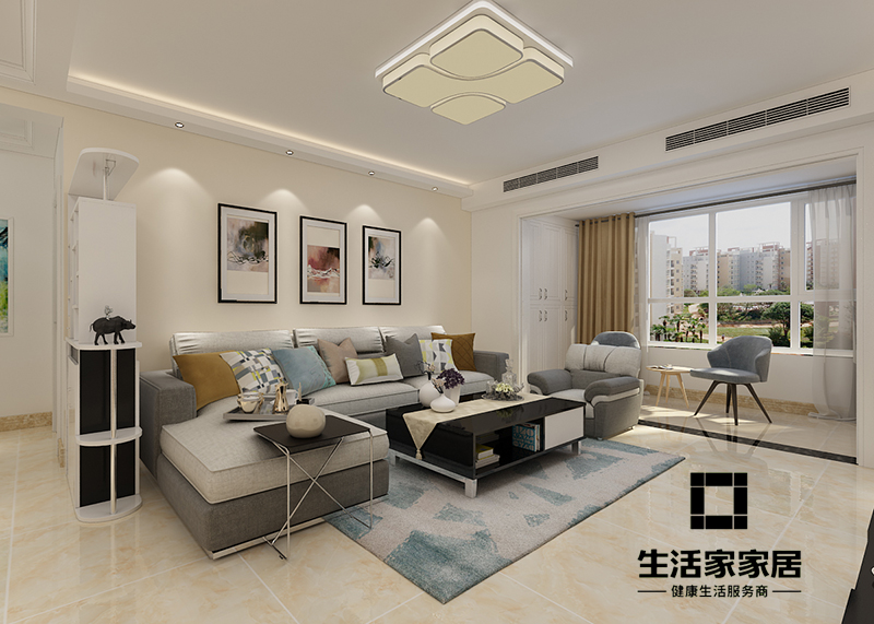 济南口碑好的小户型装修效果图,济南现代简约装修设计效果图