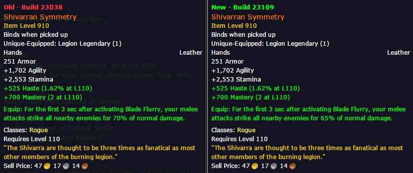 魔兽测试服：职业橙装补齐通用橙继续加强