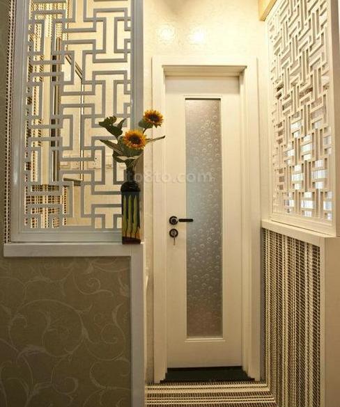 玄关靠墙屏风,新家玄关