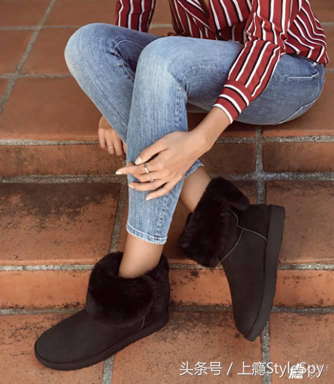 穿着不臃肿的雪地靴,雪地靴怎么穿不胖