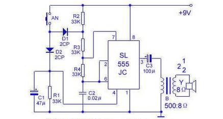 门铃电路详解大全,实用门铃电路原理图